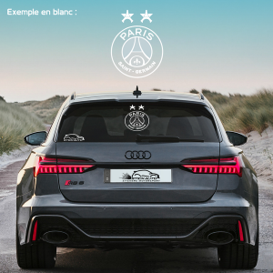 Sticker PSG avec 2 Etoiles