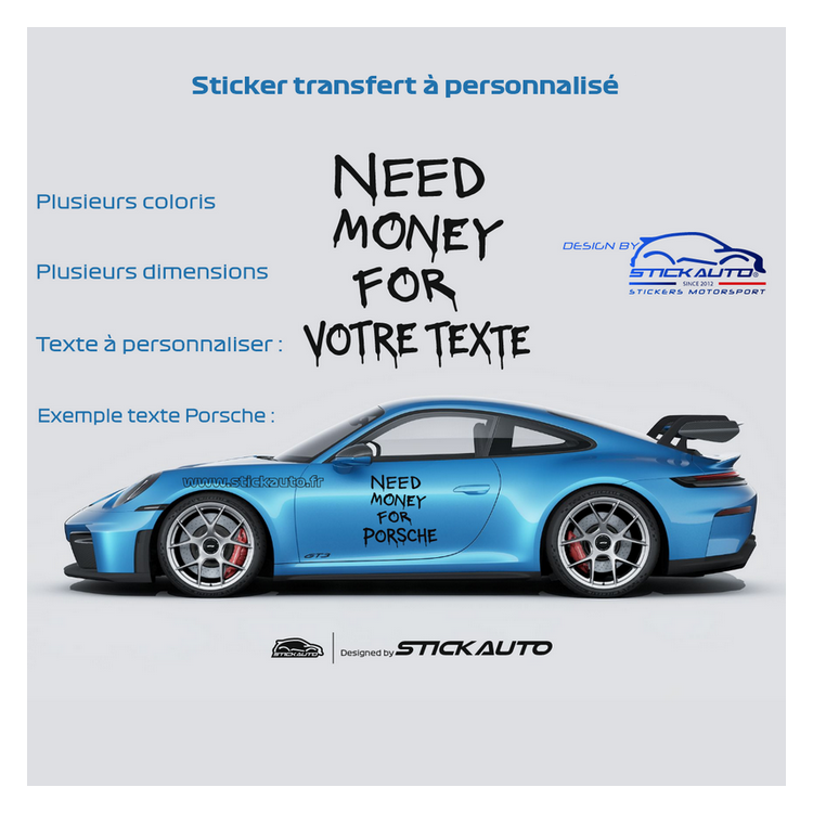 Sticker Need money for...