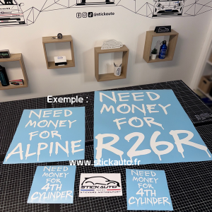Sticker Need money for...