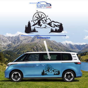 Sticker Van paysage v3