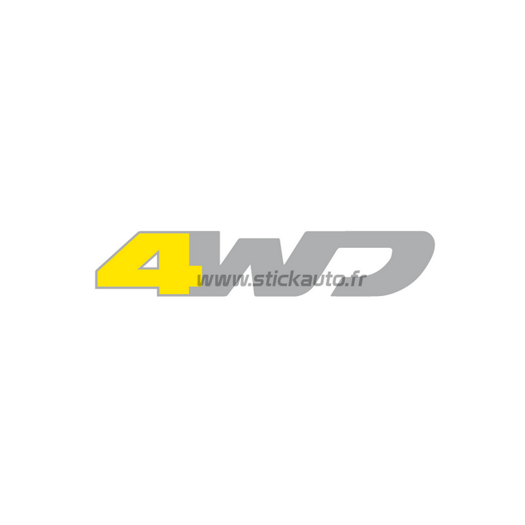 Sticker 4WD Dacia