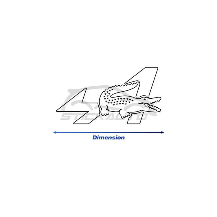 Sticker Alpine crocodile Lacoste