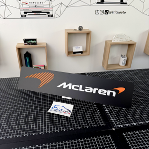 Cache plaque McLaren Version PVC Eco