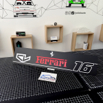 Cache plaque Ferrari Charles Leclerc 16 Version PVC Eco