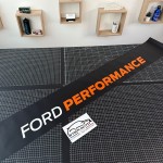 Bande pare soleil Ford Performance blanc orange V2 destockage