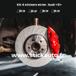 Kit Stickers Audi S3 x4 pour étrier