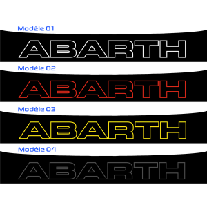 Bandeau Pare soleil Fiat Abarth F