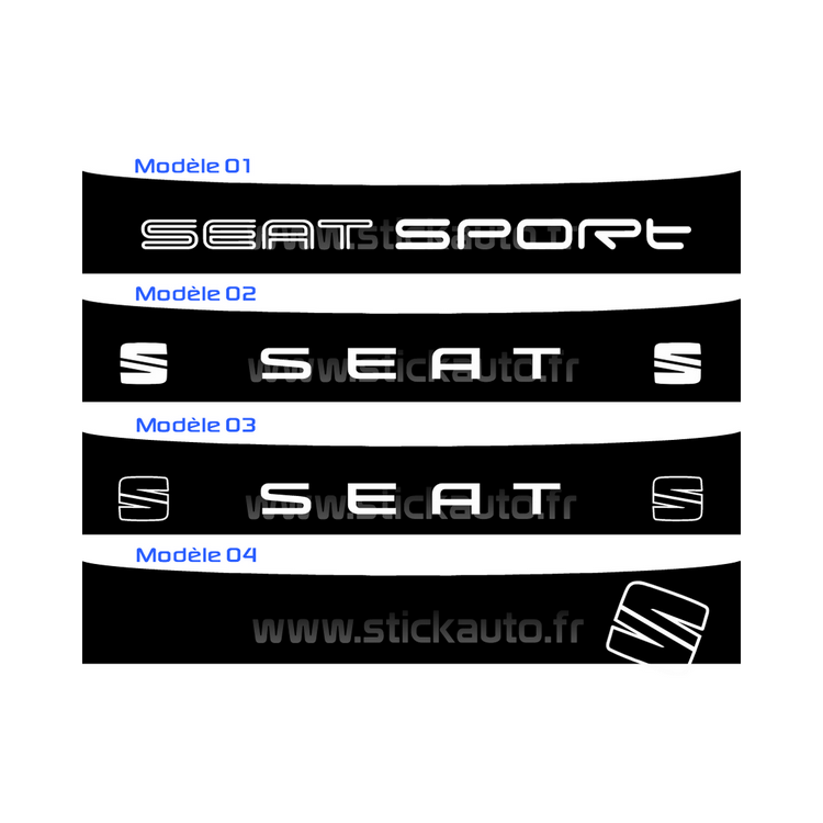 Bandeau Pare soleil Seat F