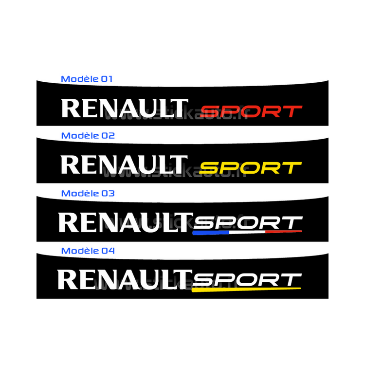Bandeau Pare soleil Renault Sport T