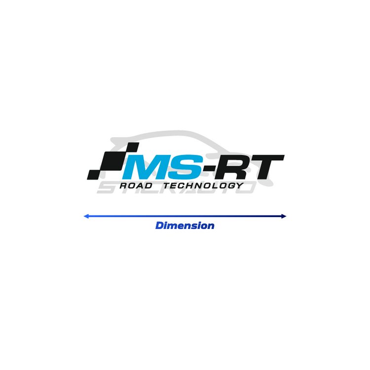 Logo MS RT noir et bleu clair