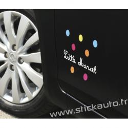 Kit stickers Little Marcel complet avec toit