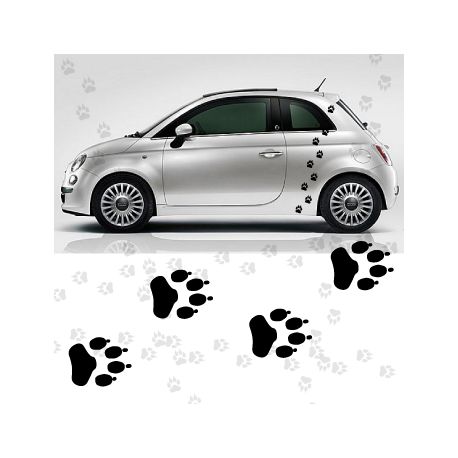 Kit stickers déco traces pattes de chien Kit stickers déco traces pattes de chien