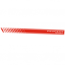 Kit Stickers bandes Peugeot Sport P1