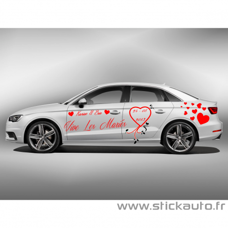 Kit Complet Stickers Mariage Pack 1 - STICK AUTO