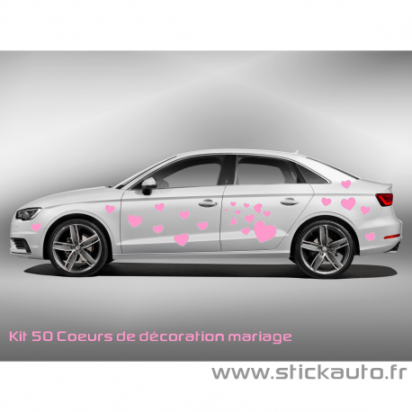 Kit 50 coeurs de décoration mariage Kit 50 coeurs de décoration mariage