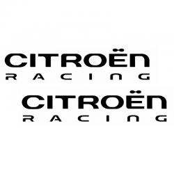 Kit Citroen Racing 2 Stickers 25 cms 