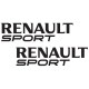 Kit Renault Sport 2 Stickers 25 cms 