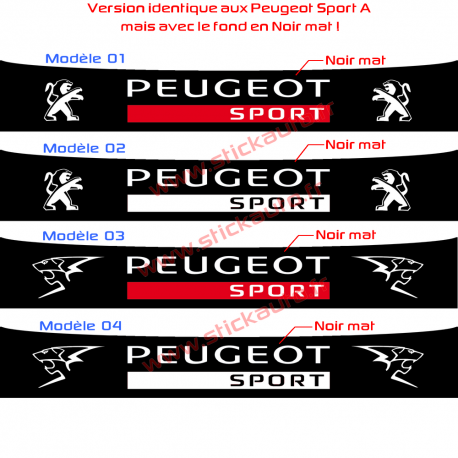Bandeau Pare soleil Peugeot Sport G