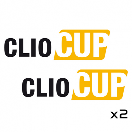 Kit Clio Cup 2013 Stickers x2 30cm