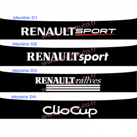 Lettrage pare brise Renault Sport - STICK AUTO