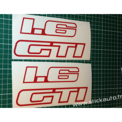 Kit Stickers de custodes 205 GTi 1.6
