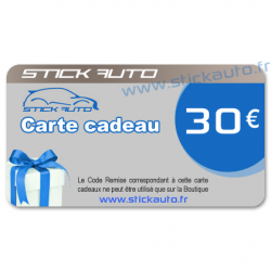 Carte Cadeau 30 euros