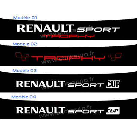 Bandeau Pare soleil Renault Sport J