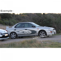 Kit 2 Stickers Subaru Rally HD 230cm