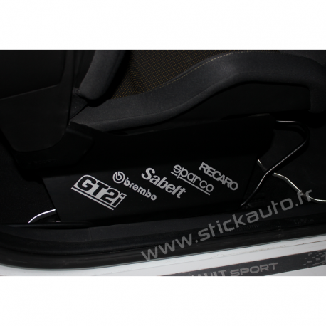 Kit 5 Stickers pour Siège Recaro Kit 5 Stickers pour Siège Recaro