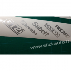 Kit 5 Stickers pour Siège Recaro