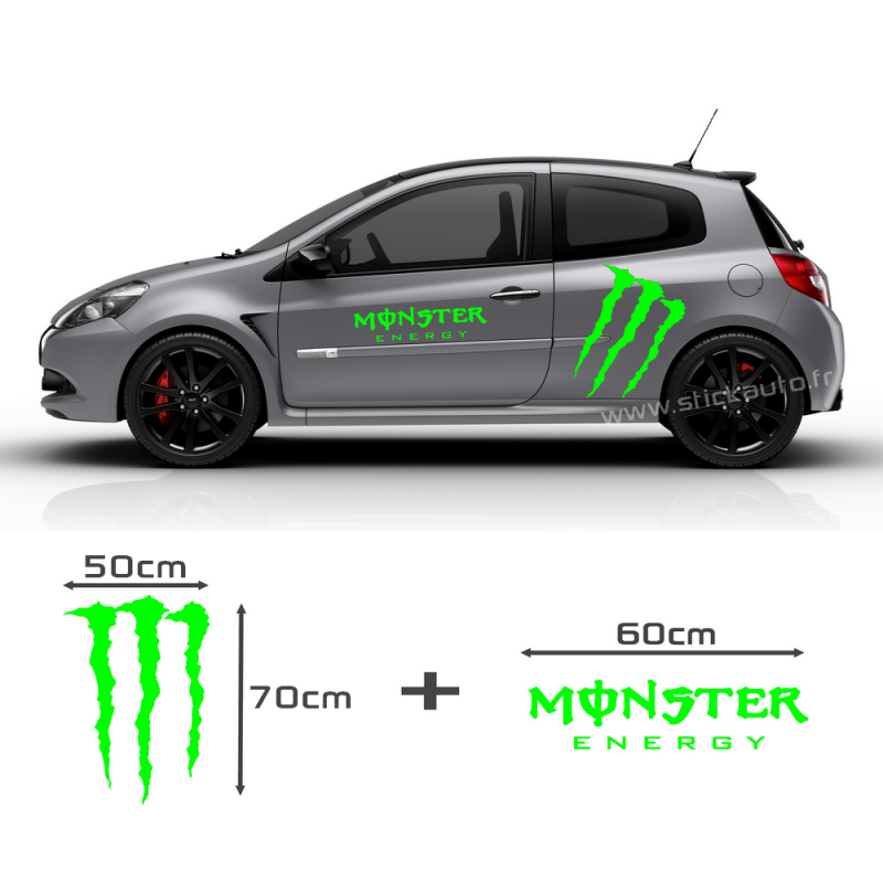 Stickers Monster Energy - Autocollant Sponsor et marque