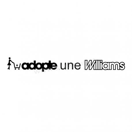 Sticker Adopte une Williams